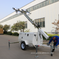 Mobile lighting light tower portable lifting lighting